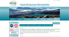 Desktop Screenshot of hydrosciences.org