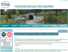 Tablet Screenshot of hydrosciences.org